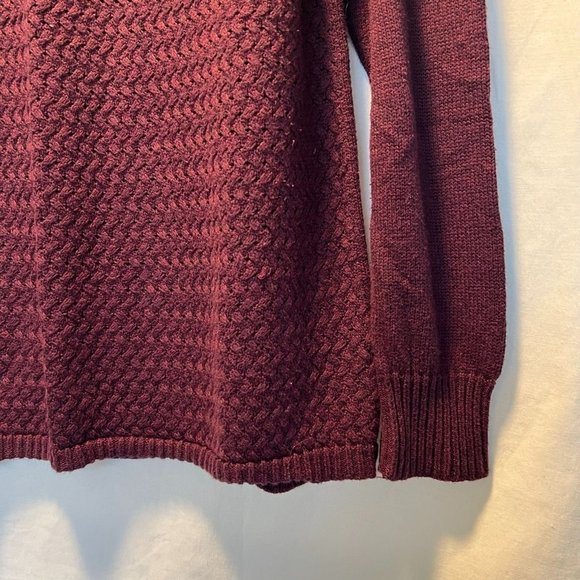 The Limited Pullover Sweater Sz XL Purple Cotton Blend Crew Neck Eggplant - Picture 8 of 11